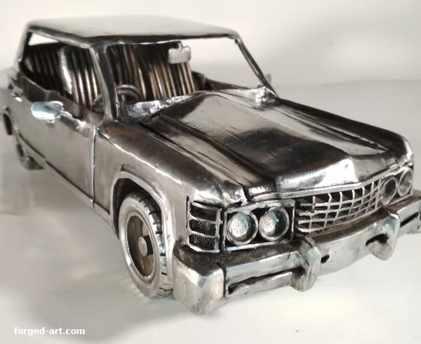 Stainless steel vehicles - metal art